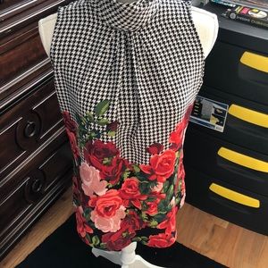 Ladies sleeveless, neck hug by 7th Avenue